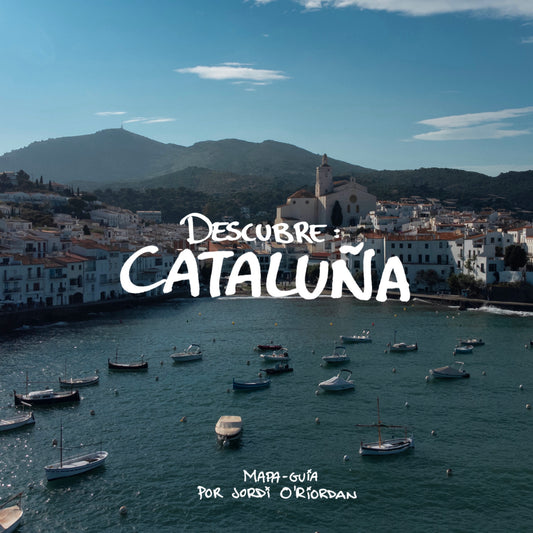 Portada de nuestro mapa-guía de la provincia de Cataluña